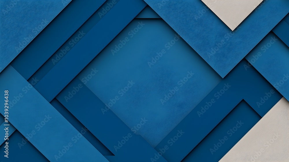 Poster sleek minimalist blue gradient abstract background with geometric forms and shadows elegant futurist