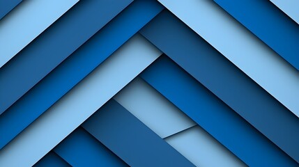 Obraz premium Minimalist blue abstract background with overlapping geometric shapes and subtle shadows creating a futuristic and gradient design perfect for tech related visuals digital modern creative projects