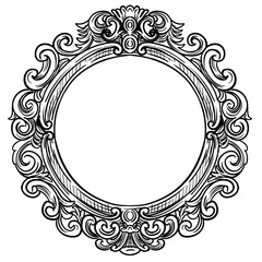 vintage frames handdrawn illustration