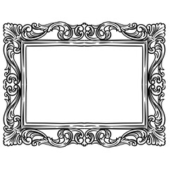 vintage frames handdrawn illustration