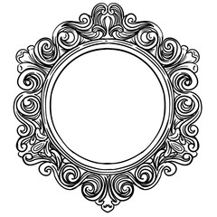 vintage frames handdrawn illustration