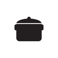 Cooker icon Flat line illustration