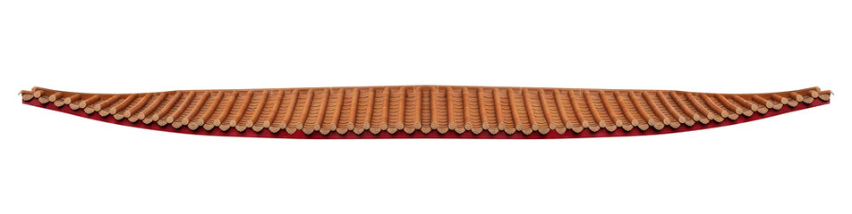 Brown chinese style roof