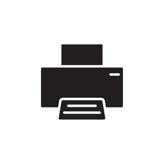 Printer icon Flat line illustration