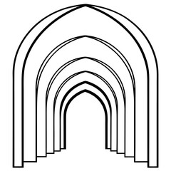 illustration of arch