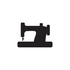 Sewing machine icon Flat line illustration