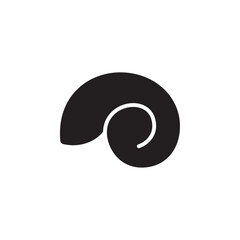 Snail icon Flat line illustration