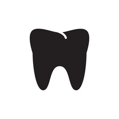 Teeth icon Flat line illustration