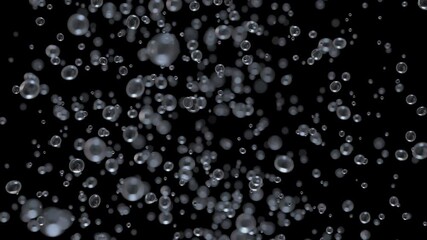 water droplets float in zero gravity