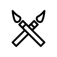 Cross brush Icon