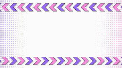 上下に矢じるしが流れるイラスト　白背景