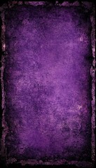 A textured, purple background with a dark, distressed frame.