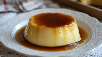 Perfectly Smooth Pudding on a Plate