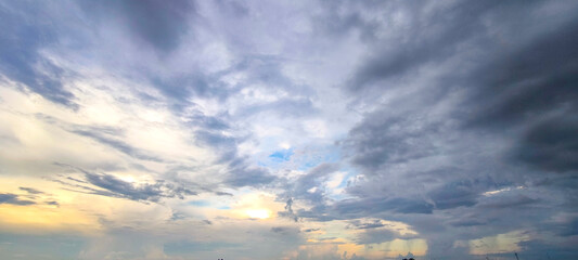 Sky and clouds for background