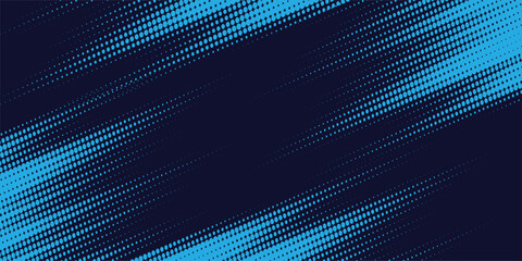 Naklejka premium Halftone blue dots pattern and purple gradient grunge texture background