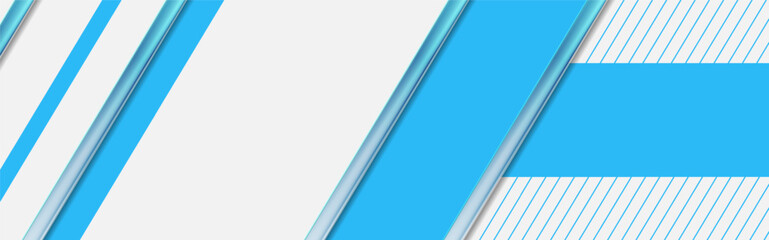 Blue white minimal stripes and lies geometric abstract concept background. Creative vector design