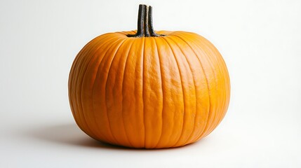 Orange Pumpkin Isolated on White Background
