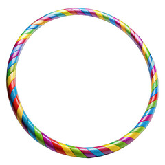 Hula hoop isolated on transparent background