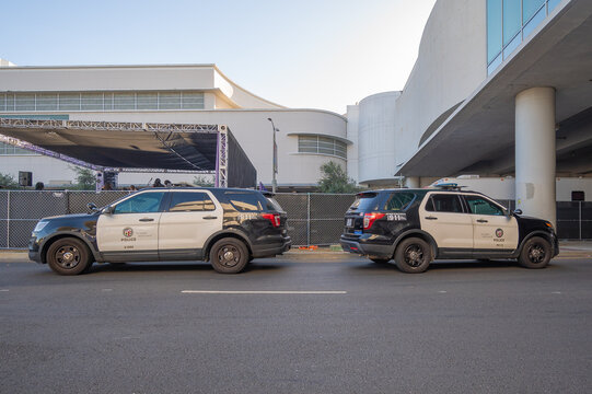 LAPD police car during Taste of Soul
