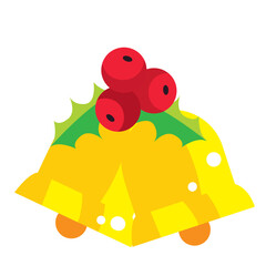 Vector image of a bell icon on a white background