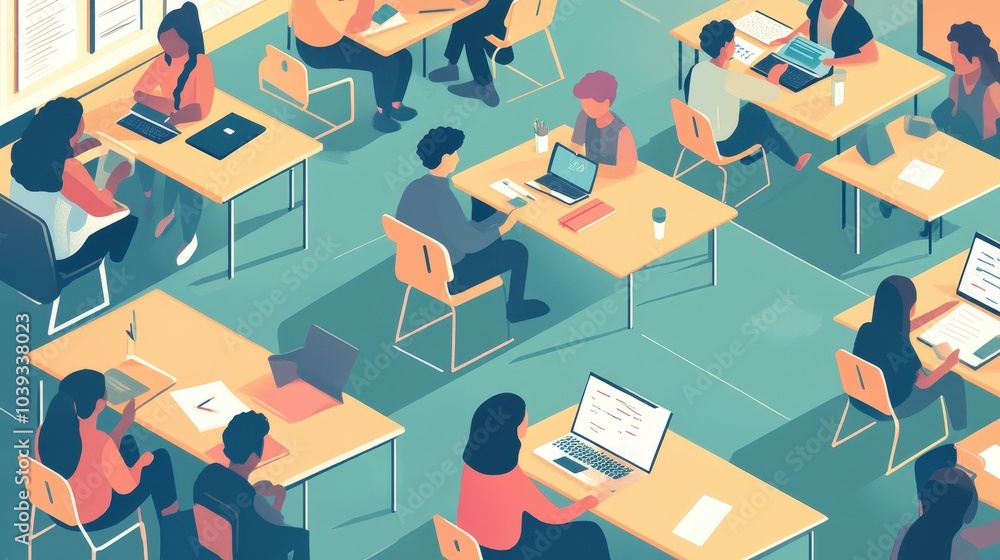 Poster edtech is enabling a shift towards competency-based education, where students progress at their own 