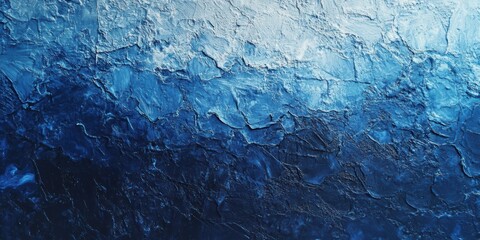 Naklejka premium Abstract Blue Gradient Texture with Cracked Surface for Design Background