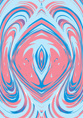 Background image in pink and blue tones, placed alternately, can be used in graphic work.