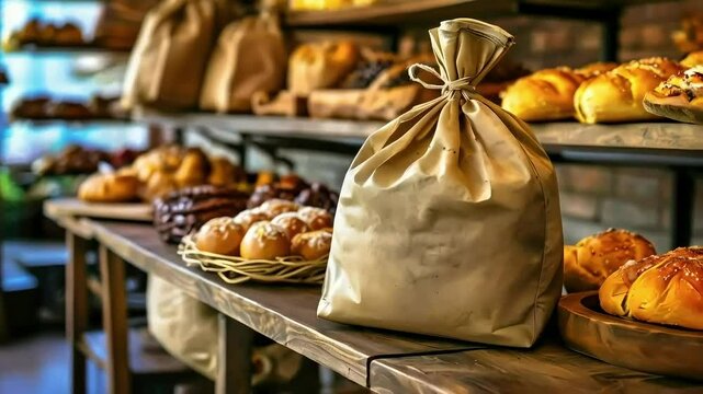 bread in a market