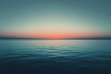 Obraz premium gradient sunset in the sea, vector background wallpaper , horizon 