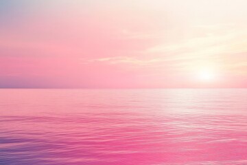 Obraz premium pink sunset in the sea, vector background wallpaper
