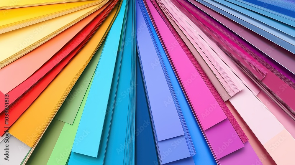 Poster ai classifying colors in a digital photo, separating and categorizing hues into precise groups