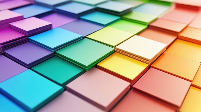 AI classifying colors in a digital photo, separating and categorizing hues into precise groups