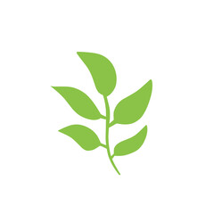 vector green tropical leaf