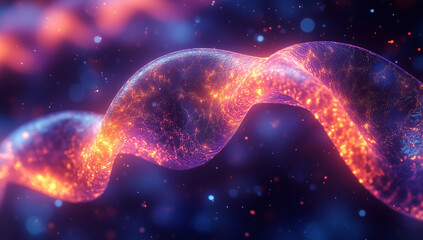 abstract wallpaper background screen, for business, for bank, for finance, for wall pictures, for photo frames, for office, for rooms. Abstract wave figure, graphic objects, purple pink luminous