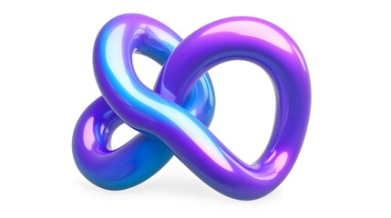 Abstract line, 3d render