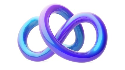 Abstract line, 3d render