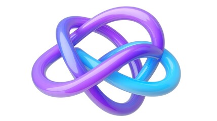 Naklejka premium Abstract line, 3d render