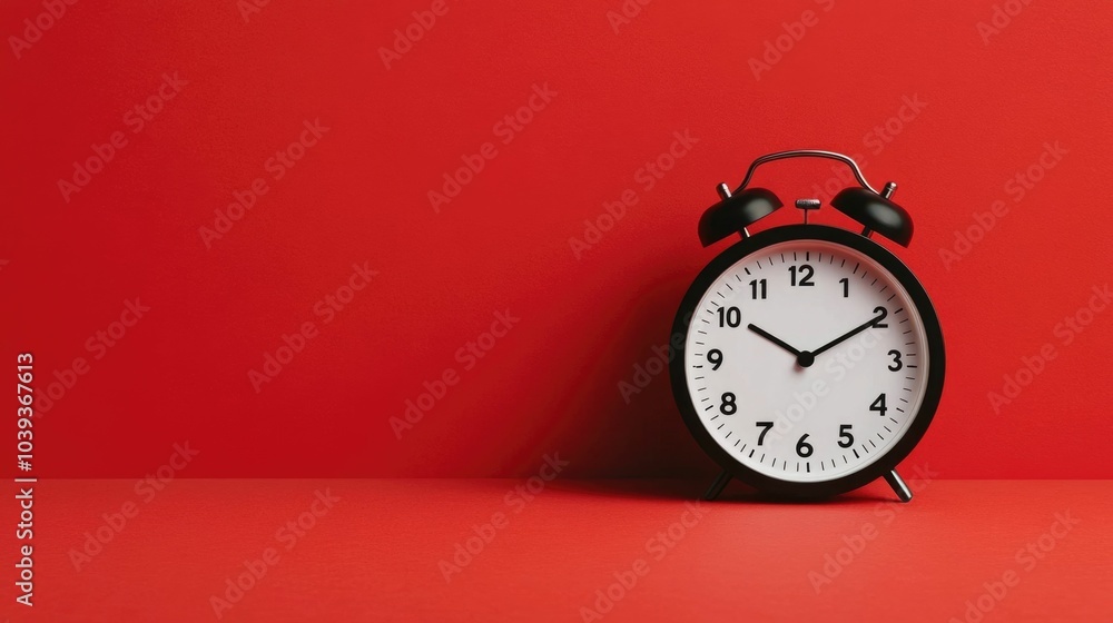 Poster cyber monday countdown timer on website with bold red and black color scheme highlighting urgency an