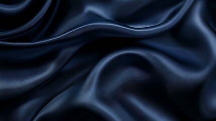 A deep navy blue background with a slight fabric texture, adding a touch of sophistication