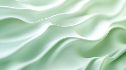 A soft, muted green background with gentle, wavy lines creating a calming and natural look