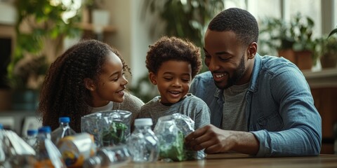 Family Bonding Through Recycling Sustainable Living and Environmental Care at Home