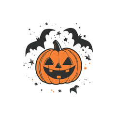 halloween spooky ilustrator,scary halloween night vector,cute halloween ghost character