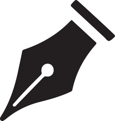 Fountain Pen Icon Vector Design