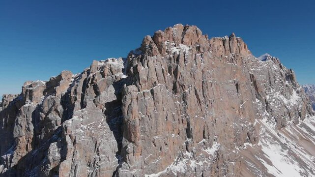 Caucasus. North Ossetia. Alagir gorge. Southern wall of the Kion massif.