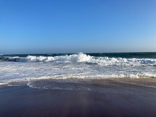 Fototapeta premium waves on the beach