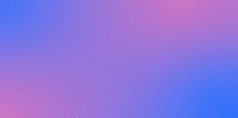 Digital grainy gradient with a colorful soft noise effect. Vintage Grunge Texture Pattern in blue and pink Tones for Artful Wallpaper. Gradient blur, noise, grain, texture abstract background.	