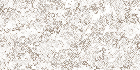 Abstract organic seamless pattern in brown and white