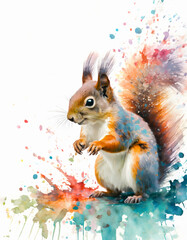 Lively squirrel