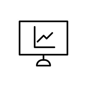 recommend clip art: Dashboard icon Thin line art isolated