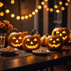 Fototapeta premium halloween,halloween party,party,pumpkin,scary